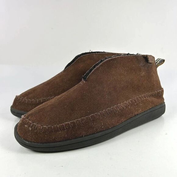 Pendleton Men's Driveway Men's Wool Blend Slippers US 8 Shearling Hi-top Shoes - Picture 1 of 11